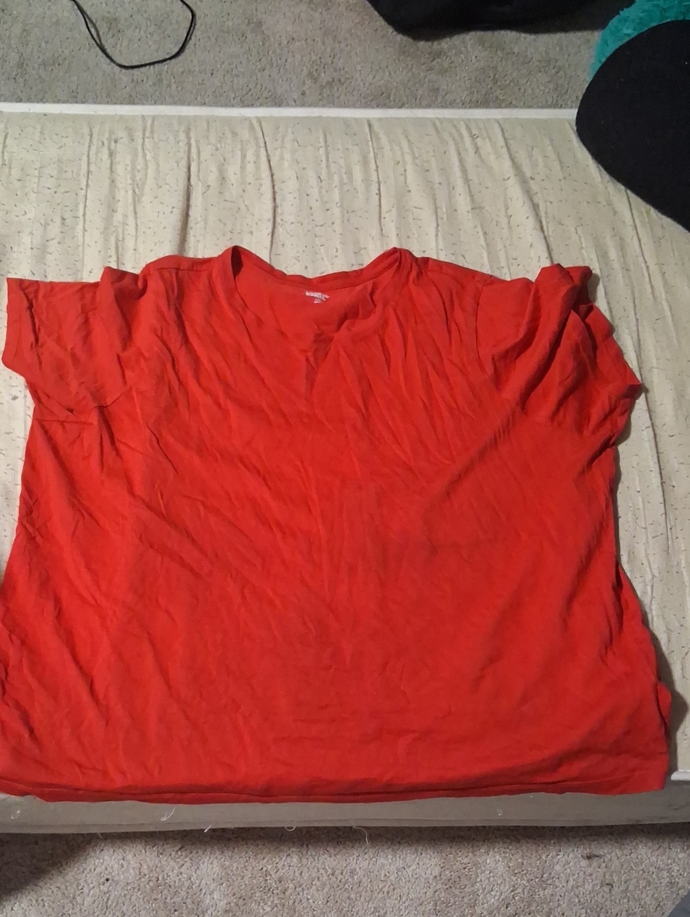 Fruit of the Loom Men's Red Short Sleeve Crew T-Shirt